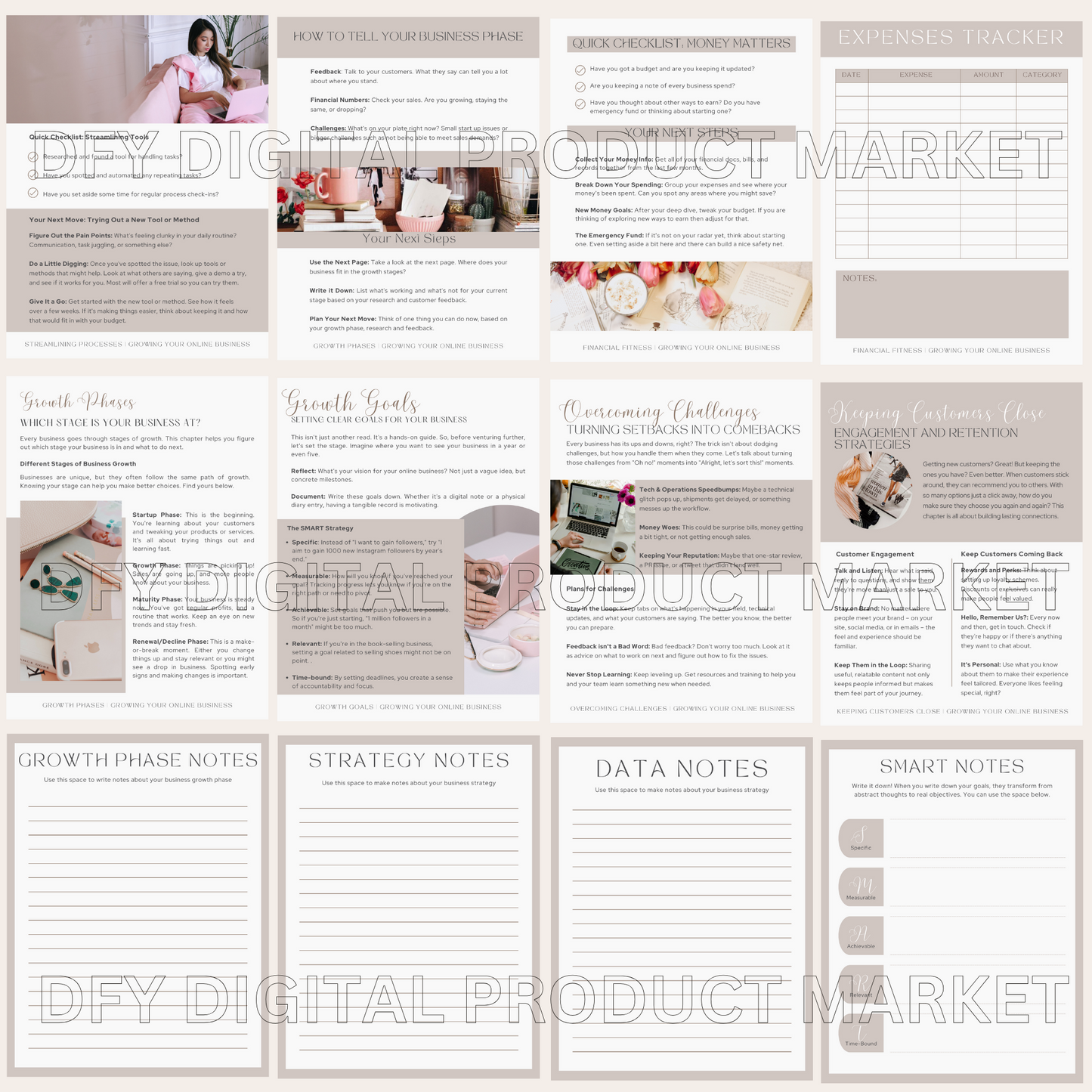 How To Grow Your Online Business eBook with MRR/PLR