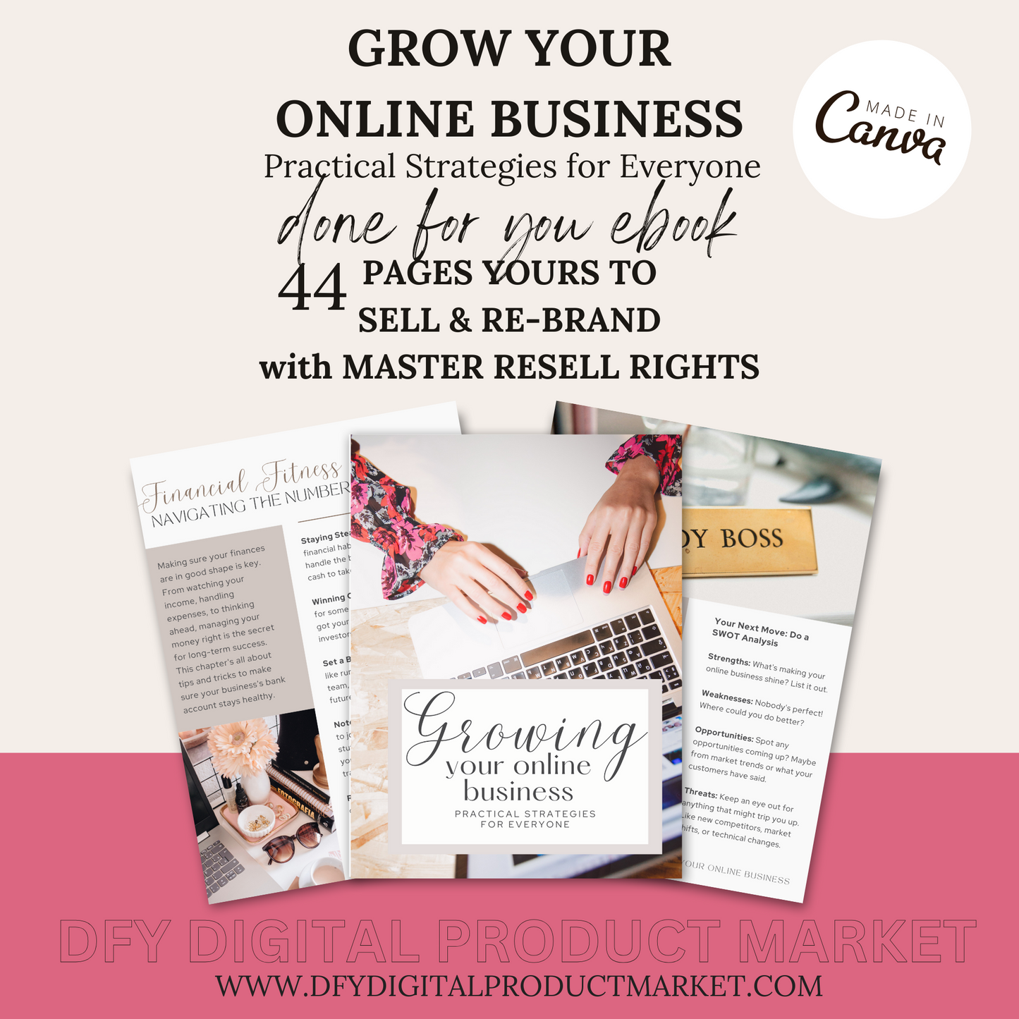 How To Grow Your Online Business eBook with MRR/PLR