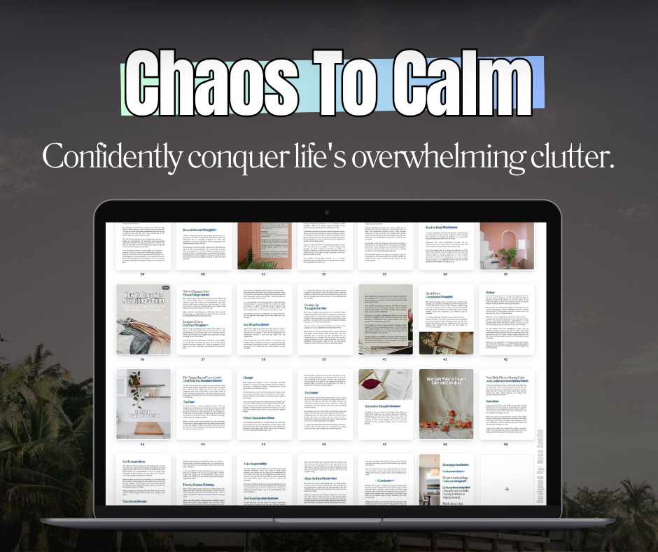 Chaos to Calm eBook – Live Calm, Clear, and Confident