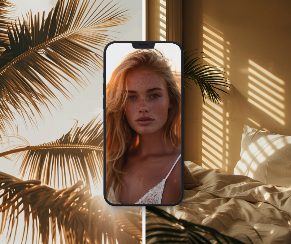 Golden Hour Aesthetic AI Stock Images
