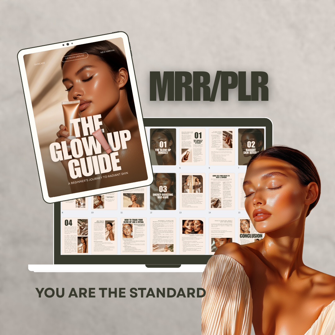 The Glow Up Guide — 25-Page Beginner’s Skincare Guide
