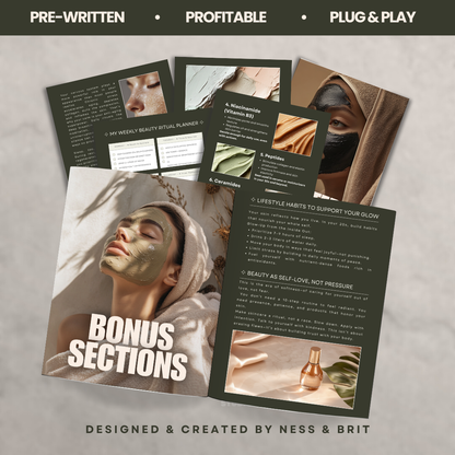 Ageless Beauty | Printable Glow Ritual Tracker & Skincare Planner