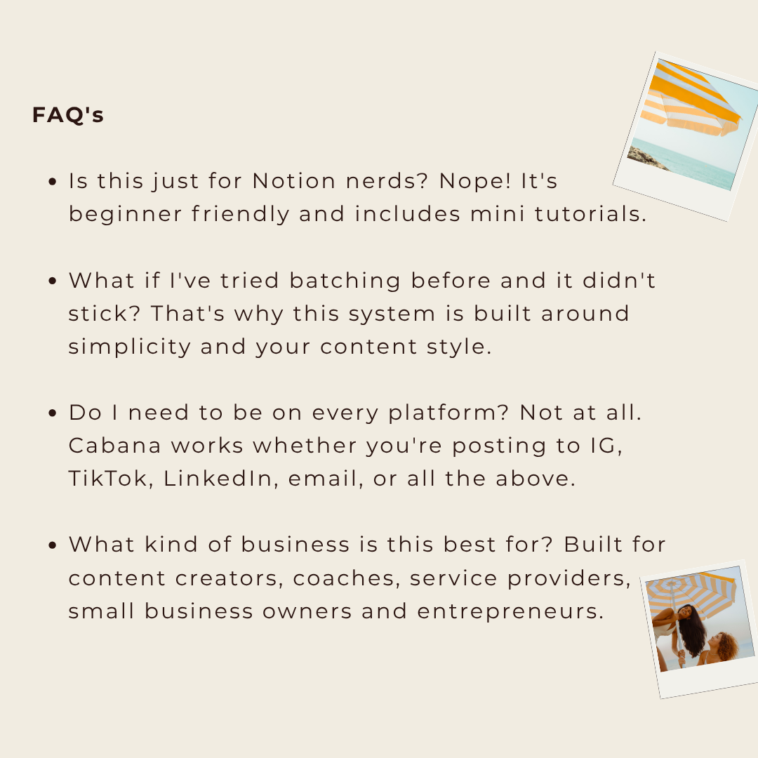 Content Cabana — The Content System That Makes Showing Up Easy