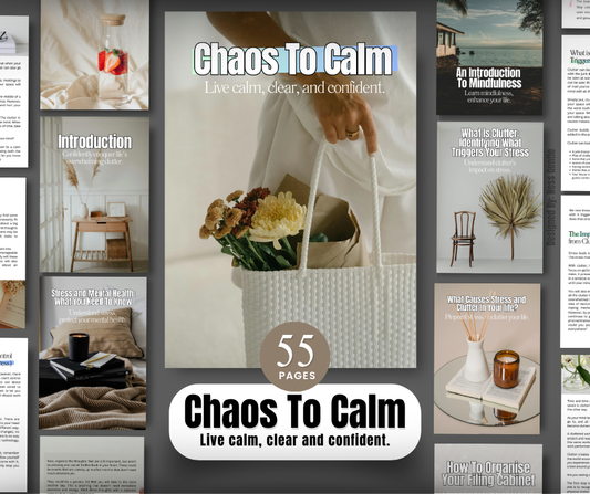 Chaos to Calm eBook – Live Calm, Clear, and Confident