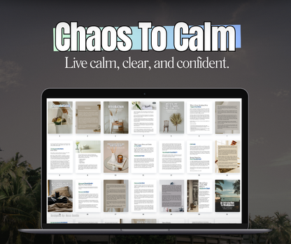 Chaos to Calm eBook – Live Calm, Clear, and Confident