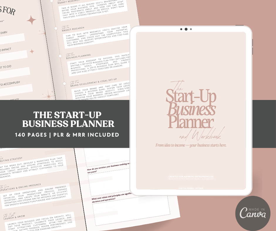 Start-Up Business Planner