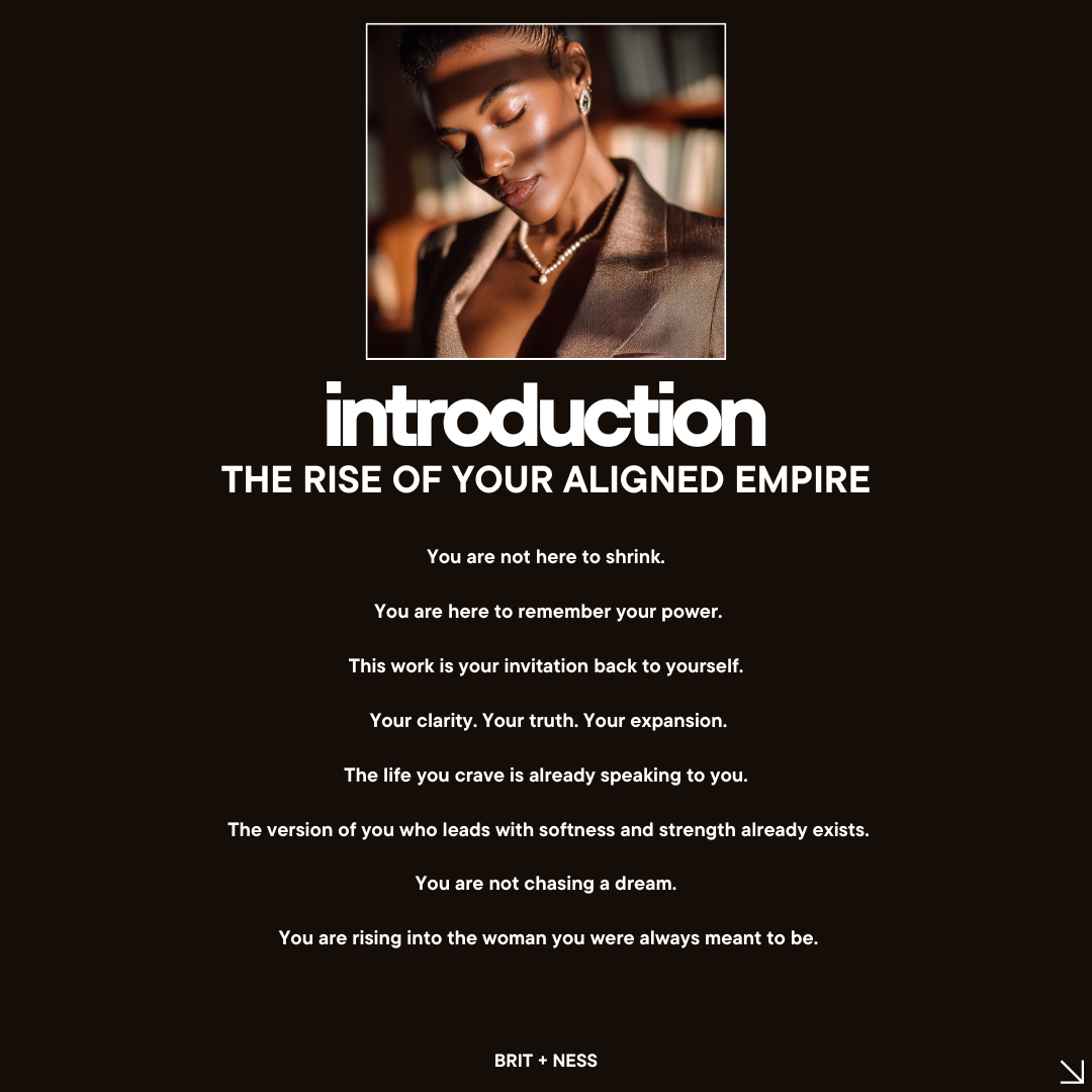 The Aligned Empire Ebook – A Guide to Building Wealth, Peace & Purpose From Your Highest Self