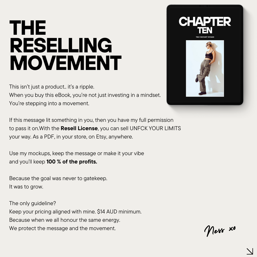 UnF*ck Your Limits – 70-Page Mindset & Self-Worth Transformation Ebook (PLR)