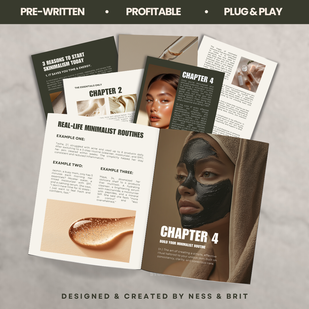 Skinimalism Handbook | Minimalist Skincare eBook