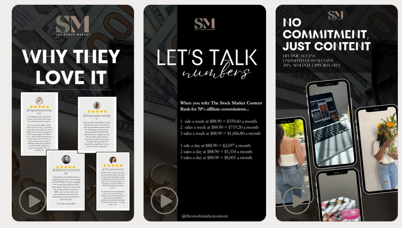 The Stock Market Content Bank — Lifetime Access + Affiliate Opportunity