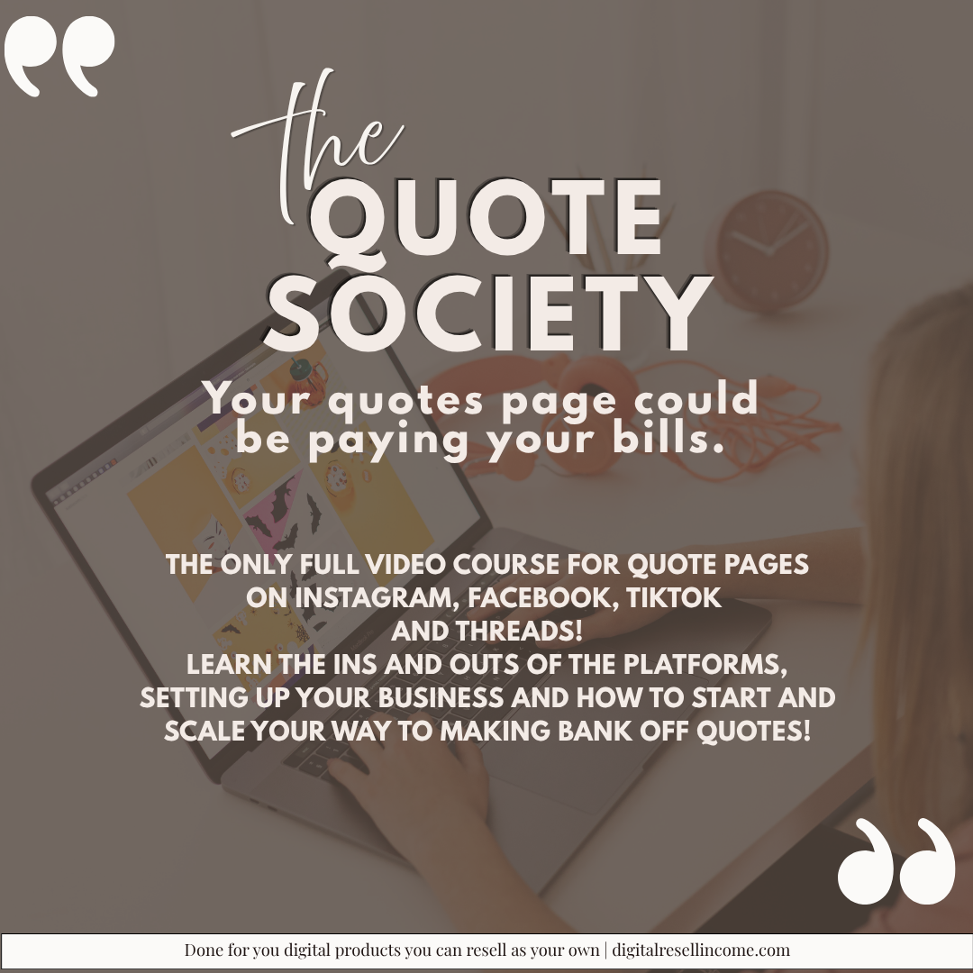 The Quote Society — Build a Quote Page That Actually Makes Money
