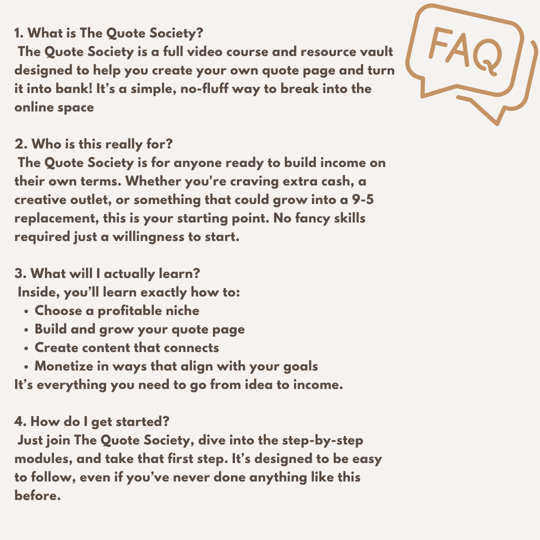 The Quote Society — Build a Quote Page That Actually Makes Money